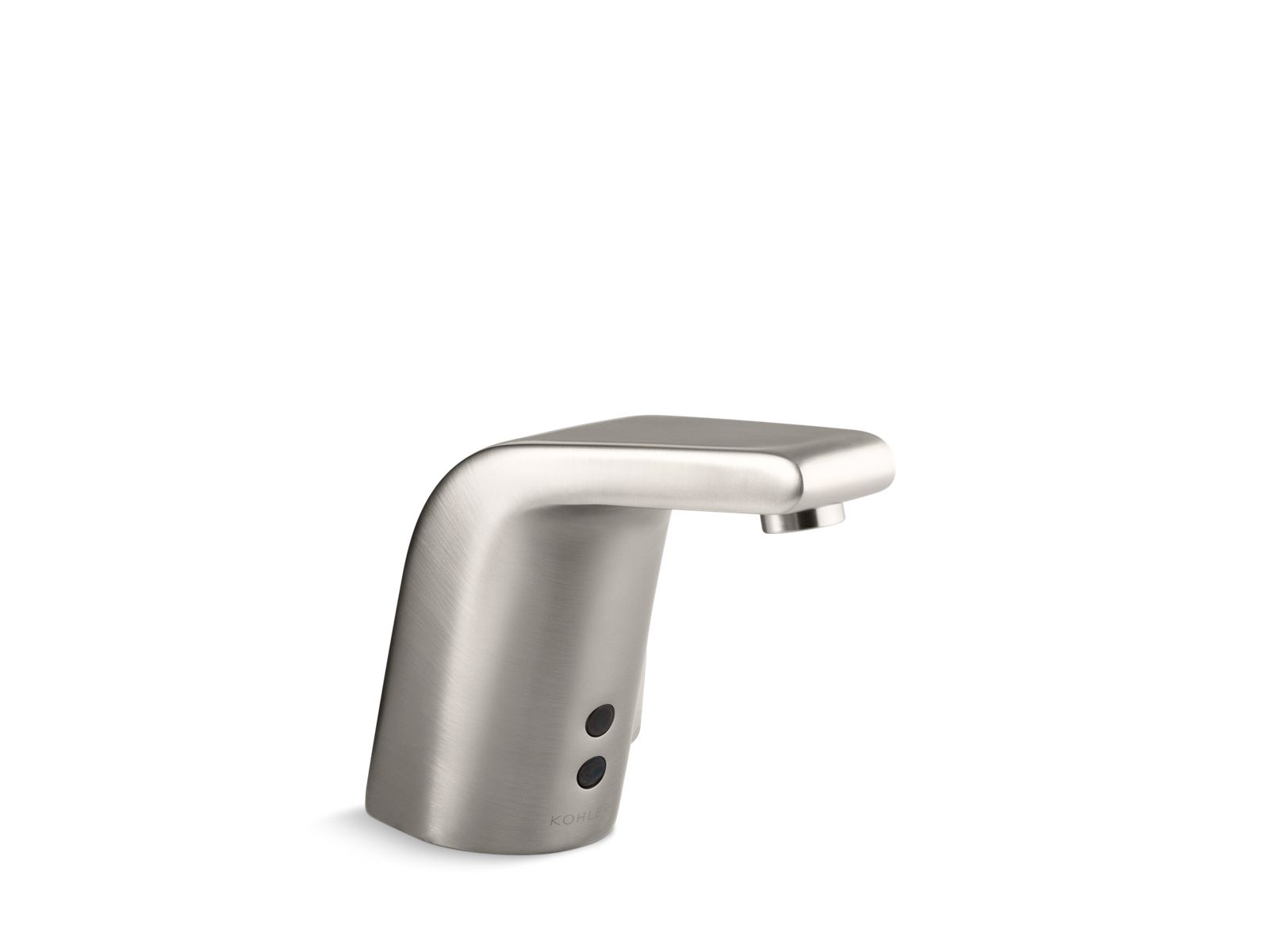 KOHLER K-13460 Sculpted Touchless single-hole lavatory faucet with Insight sensor technology and temperature mixer, DC-powered, 0.5 gpm