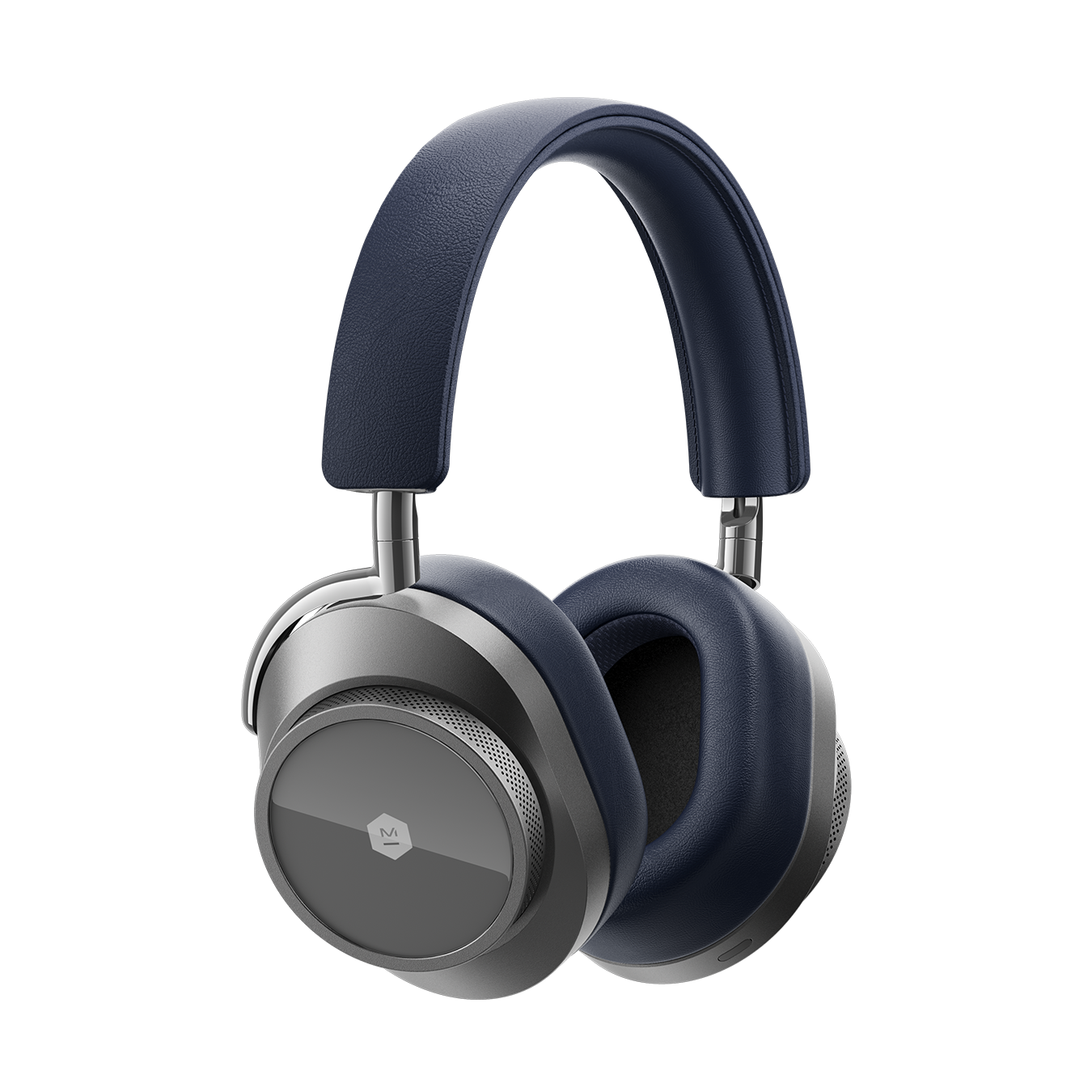 Master & Dynamic® MW75 Wireless Premium Leather Headphones - Gunmetal/Navy