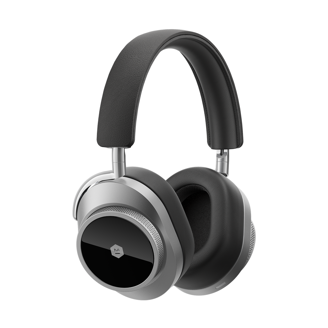 Master & Dynamic® MW75 Wireless Premium Leather Headphones - Silver Metal/Black