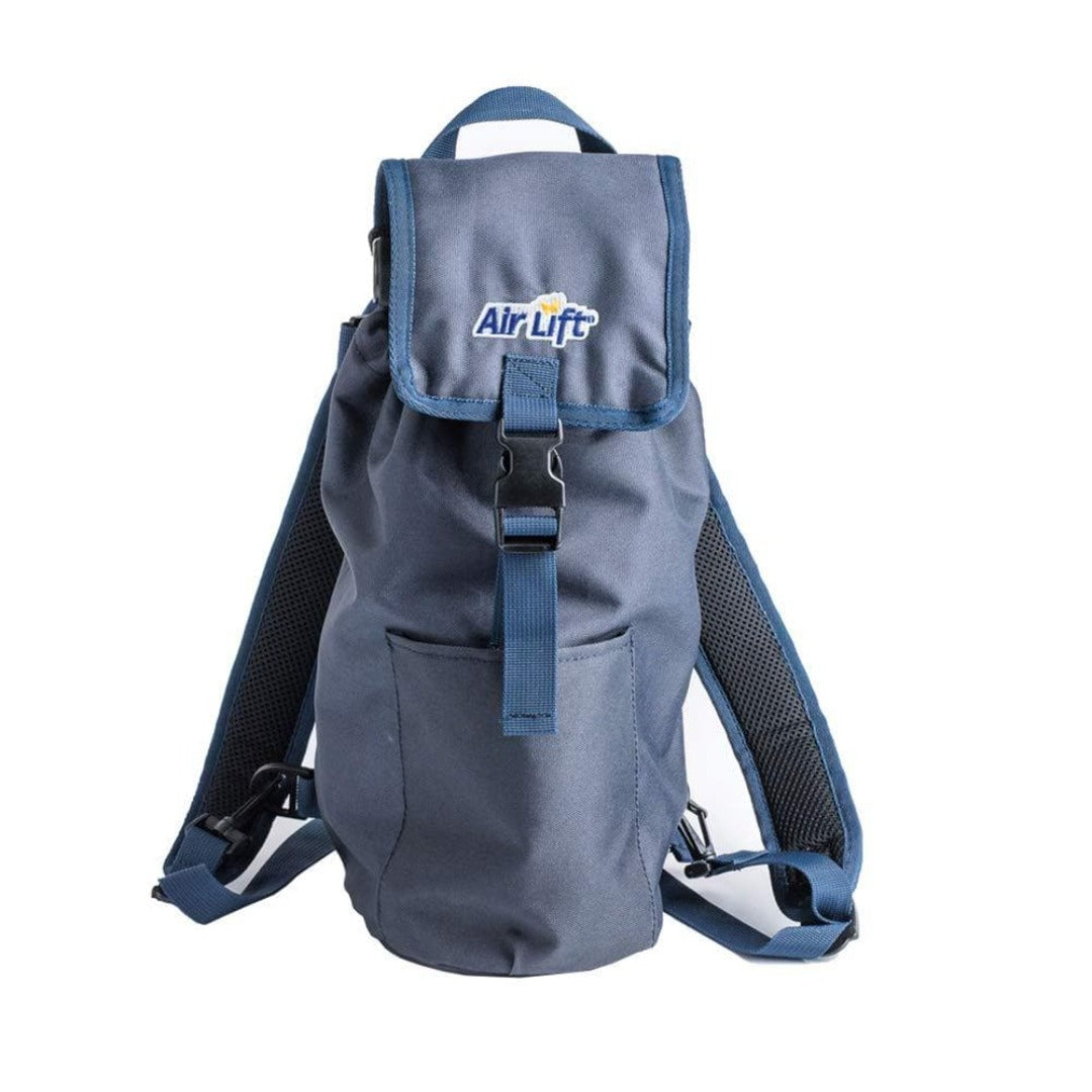 AirLift Oxygen Cylinder Backpack Bag for M6, M9/C Oxygen Cylinders, Navy Blue